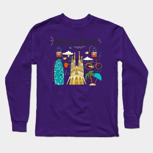 Barcelona Elements Long Sleeve T-Shirt